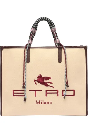 Etro Borsa con logo ricamato