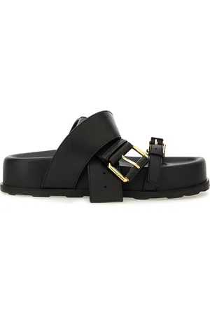 Moschino Sandalo con fibbia intrecciata