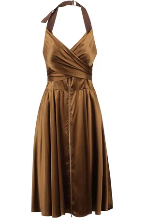 Patou Vestito Midi In Raso