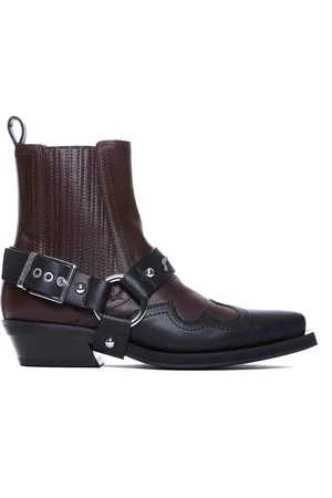 Ganni Stivaletti western bicolore