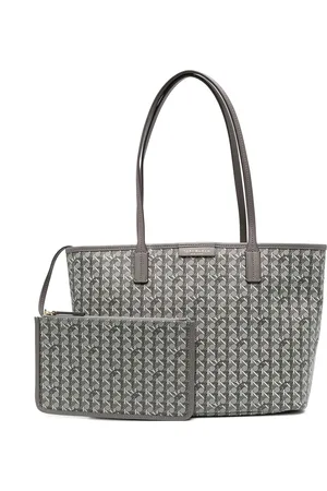 Tory Burch Borsa in tela rivestita con motivo monogramma