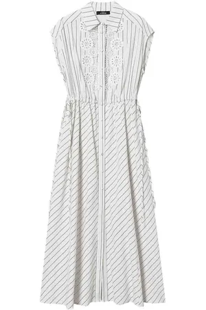 Twin-Set Vestito Lungo Con Dettagli In Macram