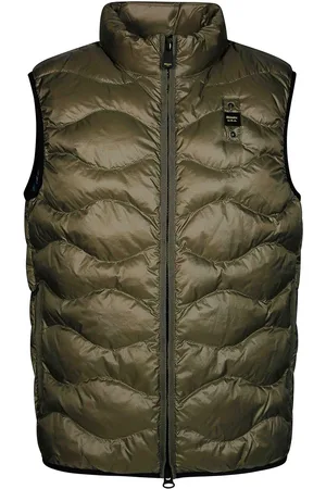 Blauer Gilet Trapuntato