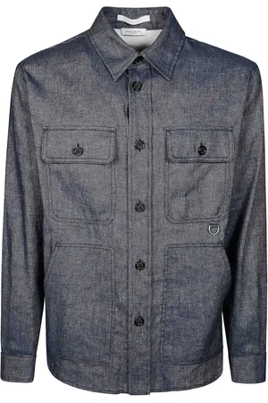 Paolo Pecora Over Shirt Lino Cotto EF Denim
