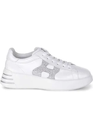 Hogan Sneaker fatte in pelle perla