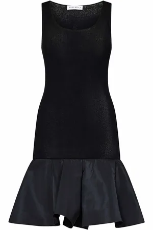 Nina Ricci Abito corto in cotone a coste
