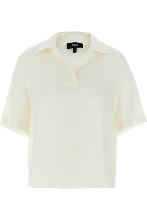 THEORY Silk Polo Shirt
