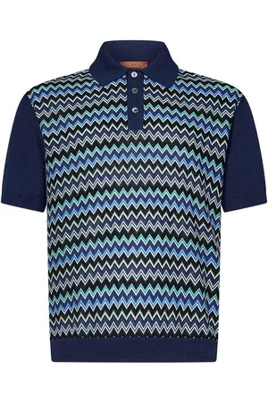 Missoni Polo in maglia in cotone corta