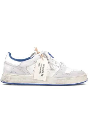 Premiata Sneaker Quinn Basse in pelle bianca