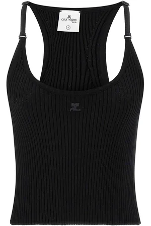 Courrèges Top con costola