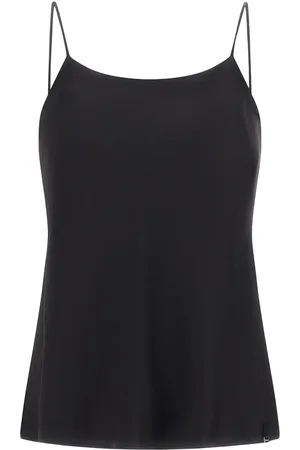 HERNO Top in raso intrecciata