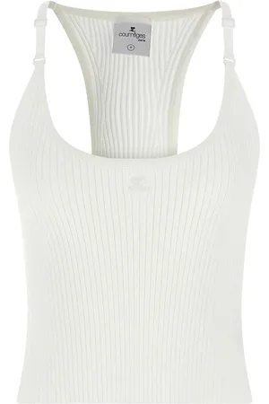 Courrèges Top con costola