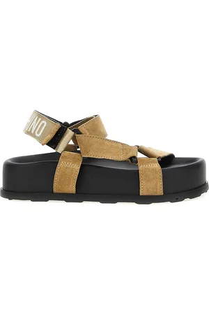 Moschino Sandali in pelle scamosciata