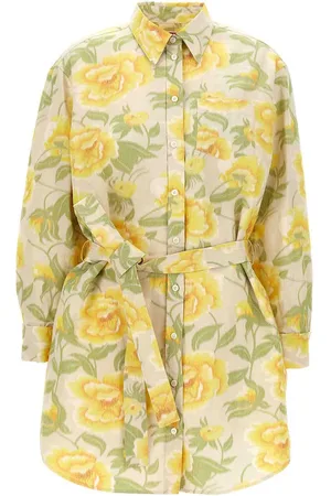Kenzo Vestito per maniche kimono peonies