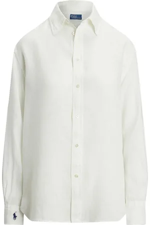 Ralph Lauren Camicia di lino bianca