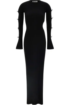 Mach & Mach Vestito a fiocco cristallino ritagliato