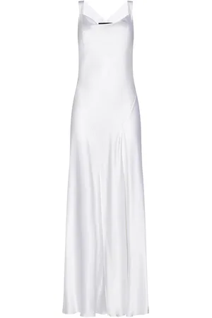 Alberta Ferretti Abito di raso lungo