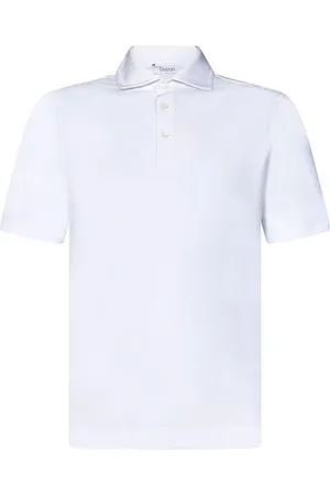 Cruciani Polo a maniche corte in maglia di cotone