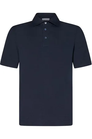 Cruciani Polo a maniche corte in maglia di cotone