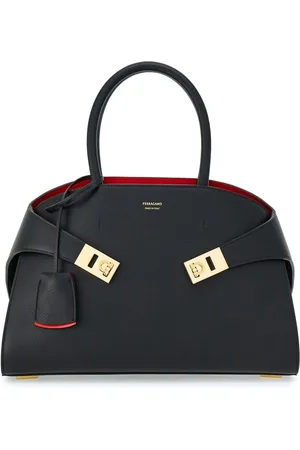 Salvatore Ferragamo Borsa a mano piccola in pelle Hug