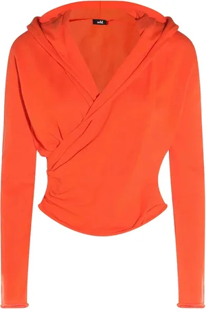add Top con cappuccio in maglia