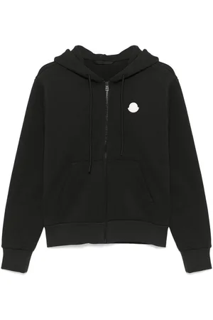 Moncler Felpa con cappuccio di cotone con logo