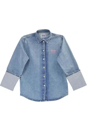 Moschino Camicia Risvolto 14 Oz Denim