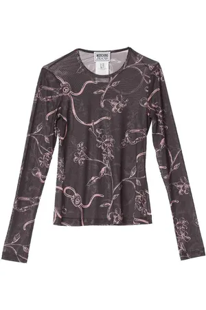 Moschino Maglietta Tulle Stampa Ramage