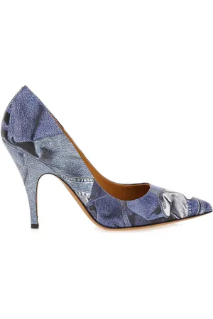Moschino Pompa in denim Patchwork Heritage