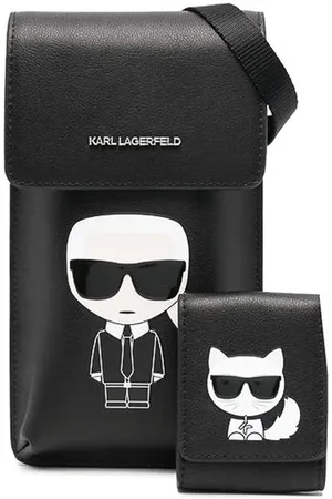 Karl Lagerfeld Borsa a tracolla logo-patch