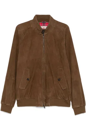Baracuta Bombardiere in pelle scamosciata