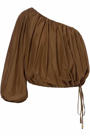Serafini Top con una sfilata di cotone