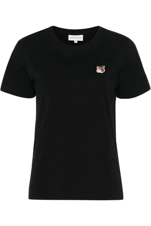 Maison Kitsuné T-Shirt Con Applicazione Fox