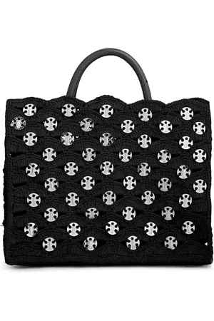 Paco rabanne Borsa nera Rafia