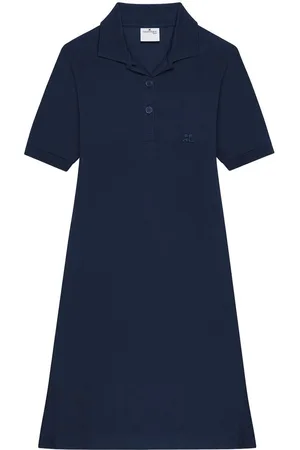Courrèges Mini abito a maniche corte scuro