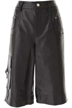 Moschino Pantaloni a corto di pelle