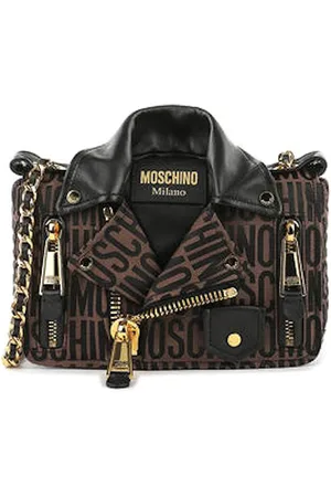 Moschino Borsa per motociclisti logo