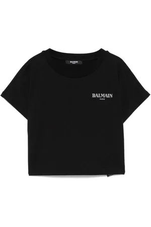 Balmain T-shirt a maniche corte nera