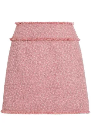 Dolce & Gabbana Minigonno di lana rosa
