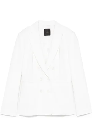 Pinko Alexia White Double Breasted Giacca