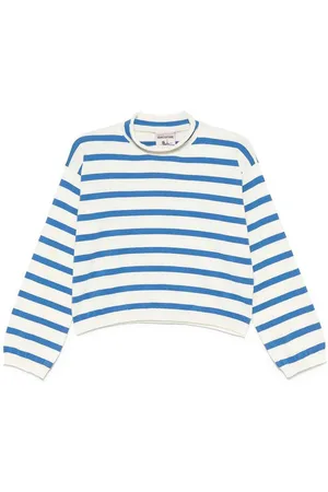 SEMICOUTURE Maglione di cotone Colette con strisce
