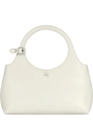 Courrèges Borsa in pelle bianca ottica