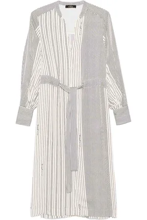 Twin-Set Abito Midi A Righe