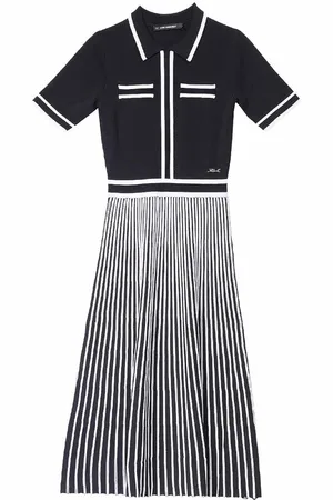 Karl Lagerfeld Vestitoa maglia pieghevole