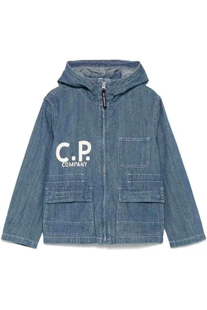 C.P. Company C. P. Company Giacca in denim con cappuccio con tasche