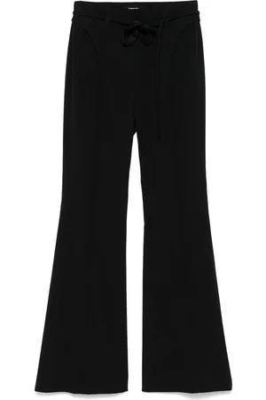 ROTATE Pantaloni lunghi svasati con fiore