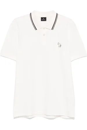 Paul Smith Polo di cotone con zebra colorata