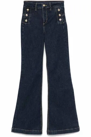 Liu Jo Jeans svasati scuro con bottoni d
