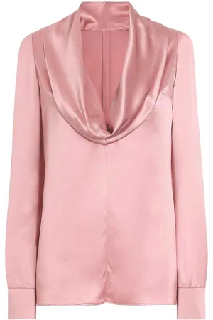 Dolce & Gabbana Blusa di seta rosa blush