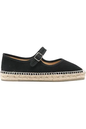 Castaner Black Flat espadrilles